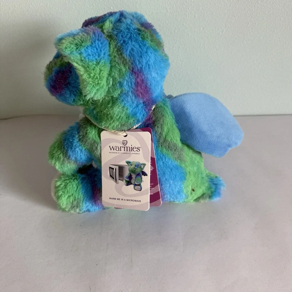 Warmies Baby Dragon Microwavable French Lavender Scented Animals Tie Dye NWT